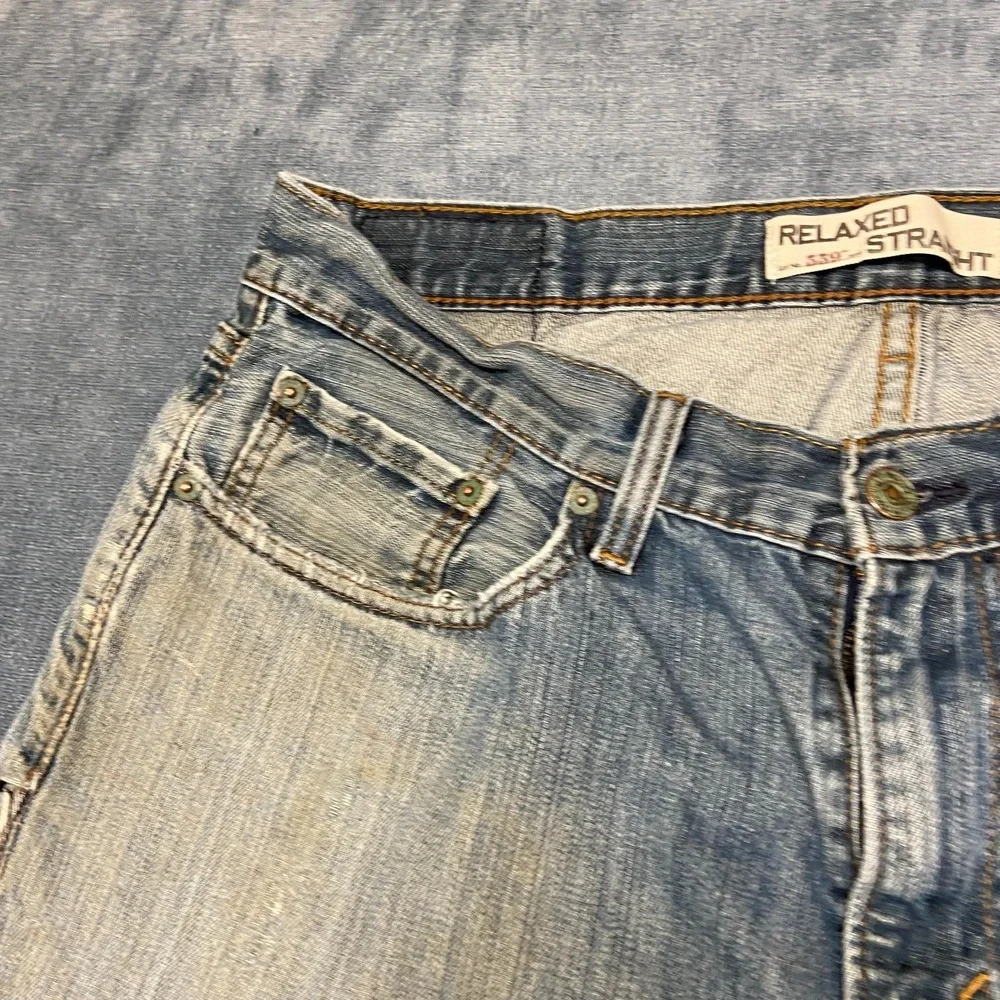 Levi's 559 Jeans Mens 33x32 Blue Denim All Day Comfort Relaxed Fit Straight Leg